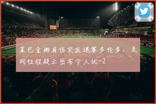 莱巴金娜肩伤突发退赛多伦多,美网征程疑云密布令人忧